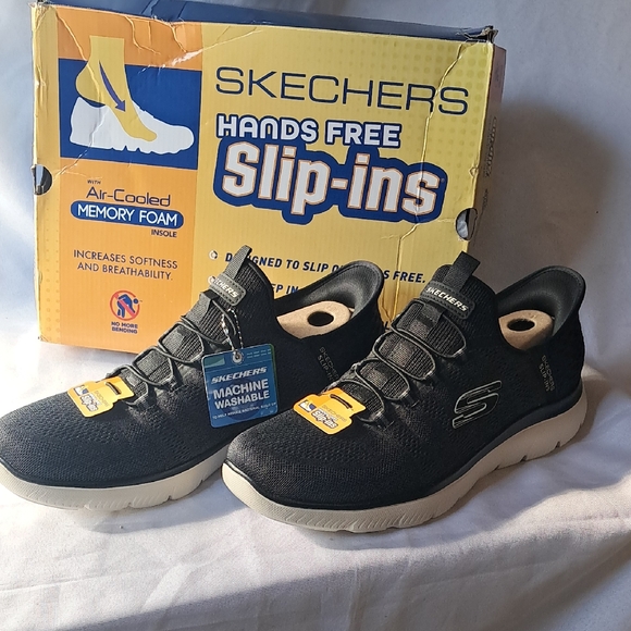 NWT Mens Skechers Slip-ins: Summits - Key Pace Black Sz 11.5